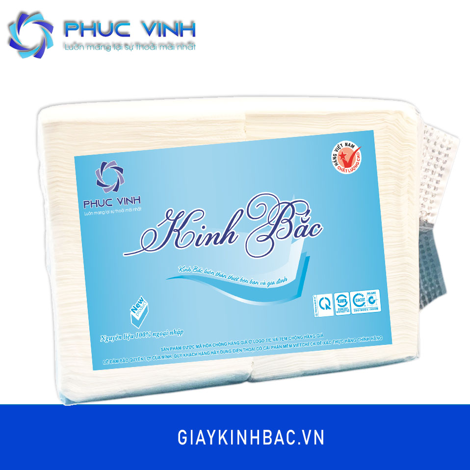 Giấy ăn Kinh Bắc vuông